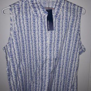 NWT Sleeveless Button up Top